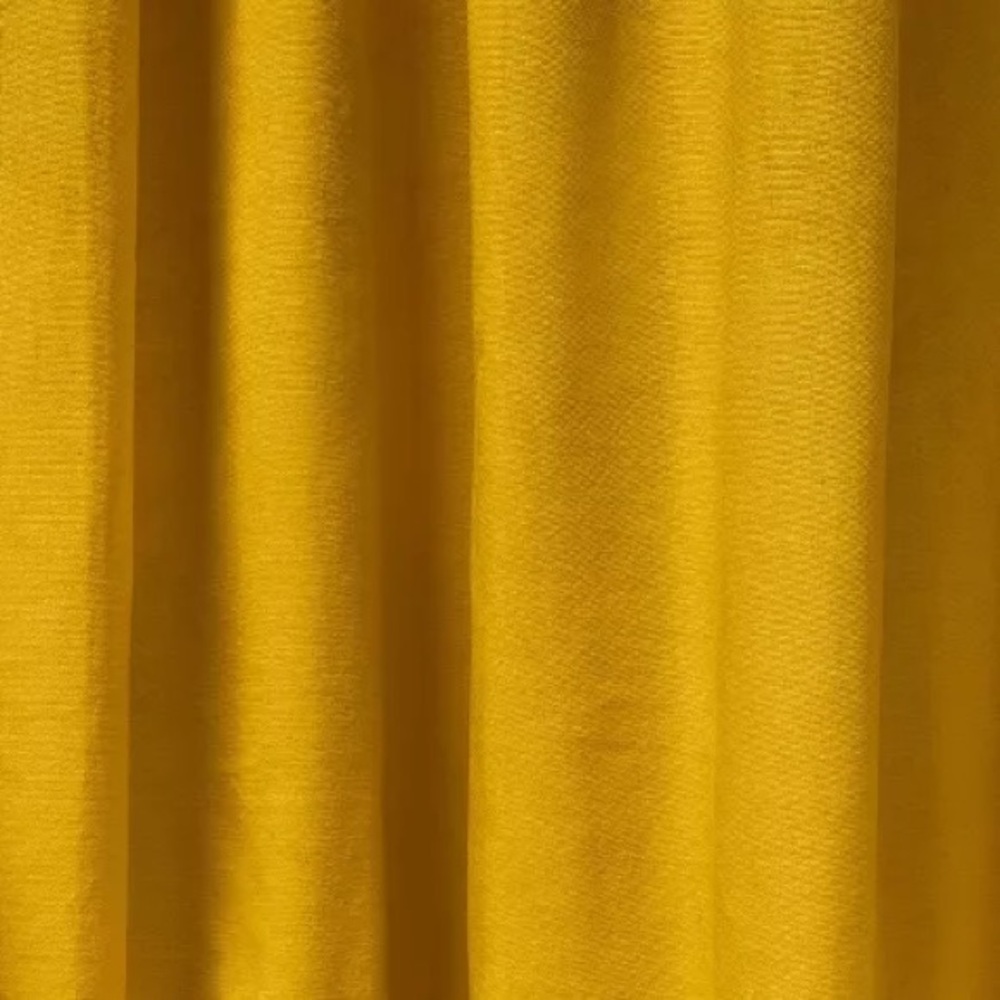 Opalhouse Gold Light Filtering Velvet Macrame Trim Curtain 1 Panel NWT - Picture 4 of 4
